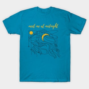 meet me at midnight - gold T-Shirt